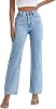 Kedera Women's High Waisted Jeans Boyfriend Baggy Wide Straight Leg Casual Denim Pants Trousers