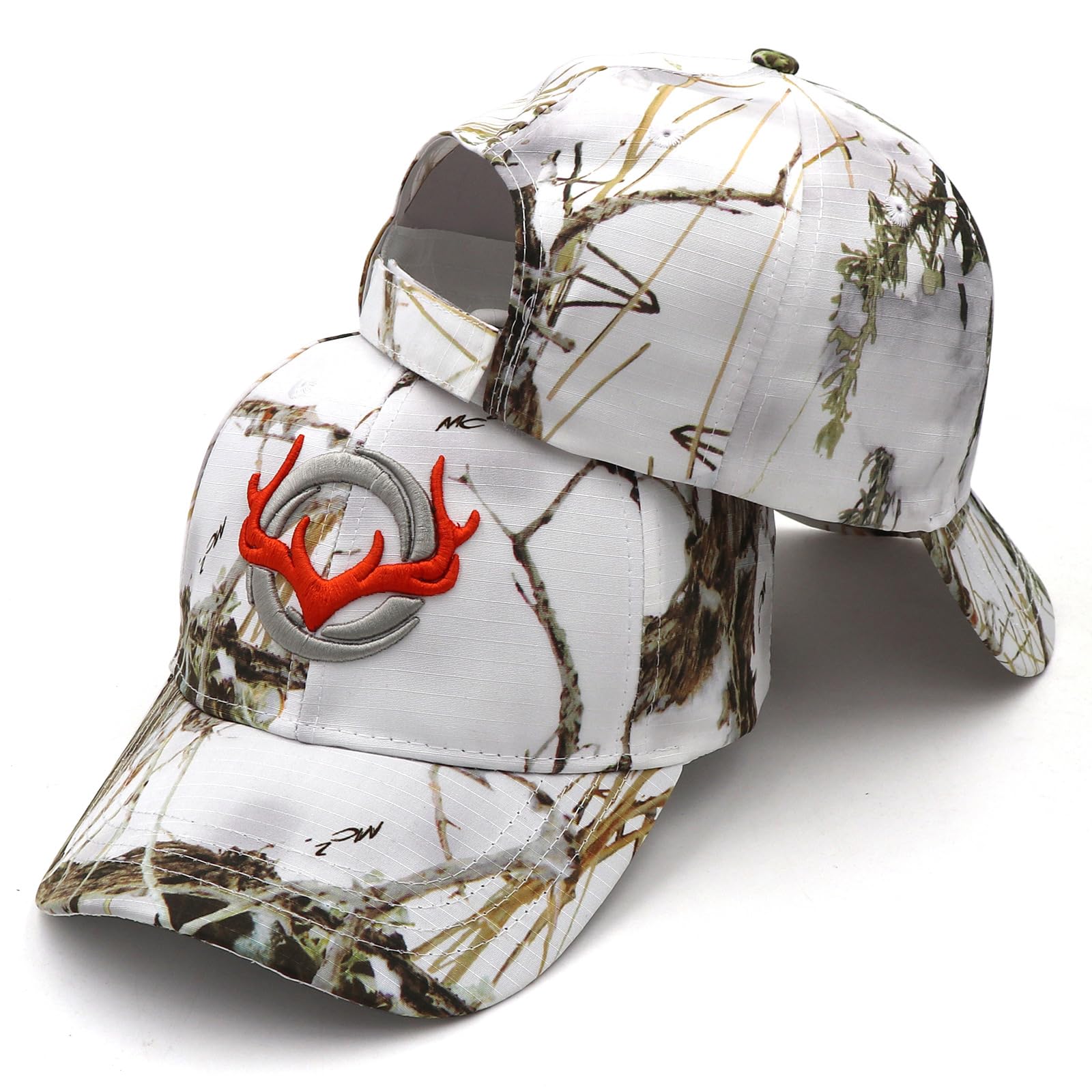 Orange Tree Camouflage Military Cap Real Tree Hunting Cap Moose Baseball Cap Free Size Free size white