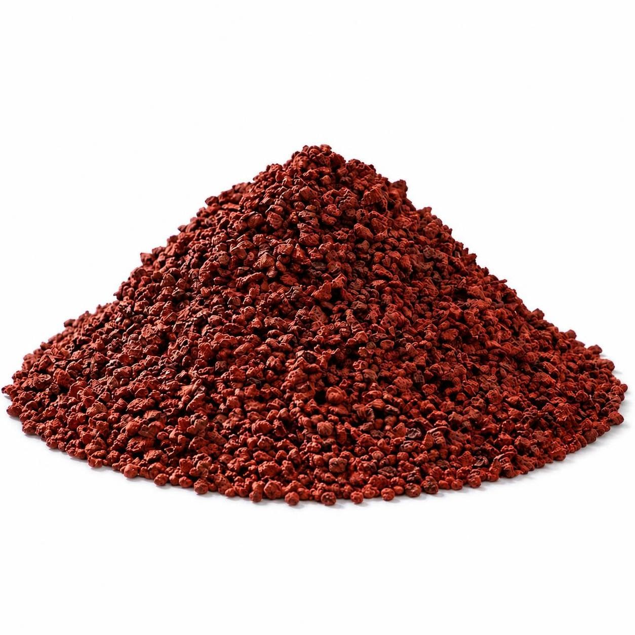 Piedra Volcánica para s y Plantas, Sustrato Acuático, Piedras Decorativas para Macetas, Decoración acuático, Tamaño 2-6mm, Piedra volcánica roja, 3-6 mm, 4.5-5 kg, tamizada