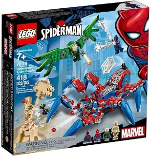LEGO Marvel Spider-Man: Spider-Man's Spider Crawler 76114 Building Kit (418 Pieces)