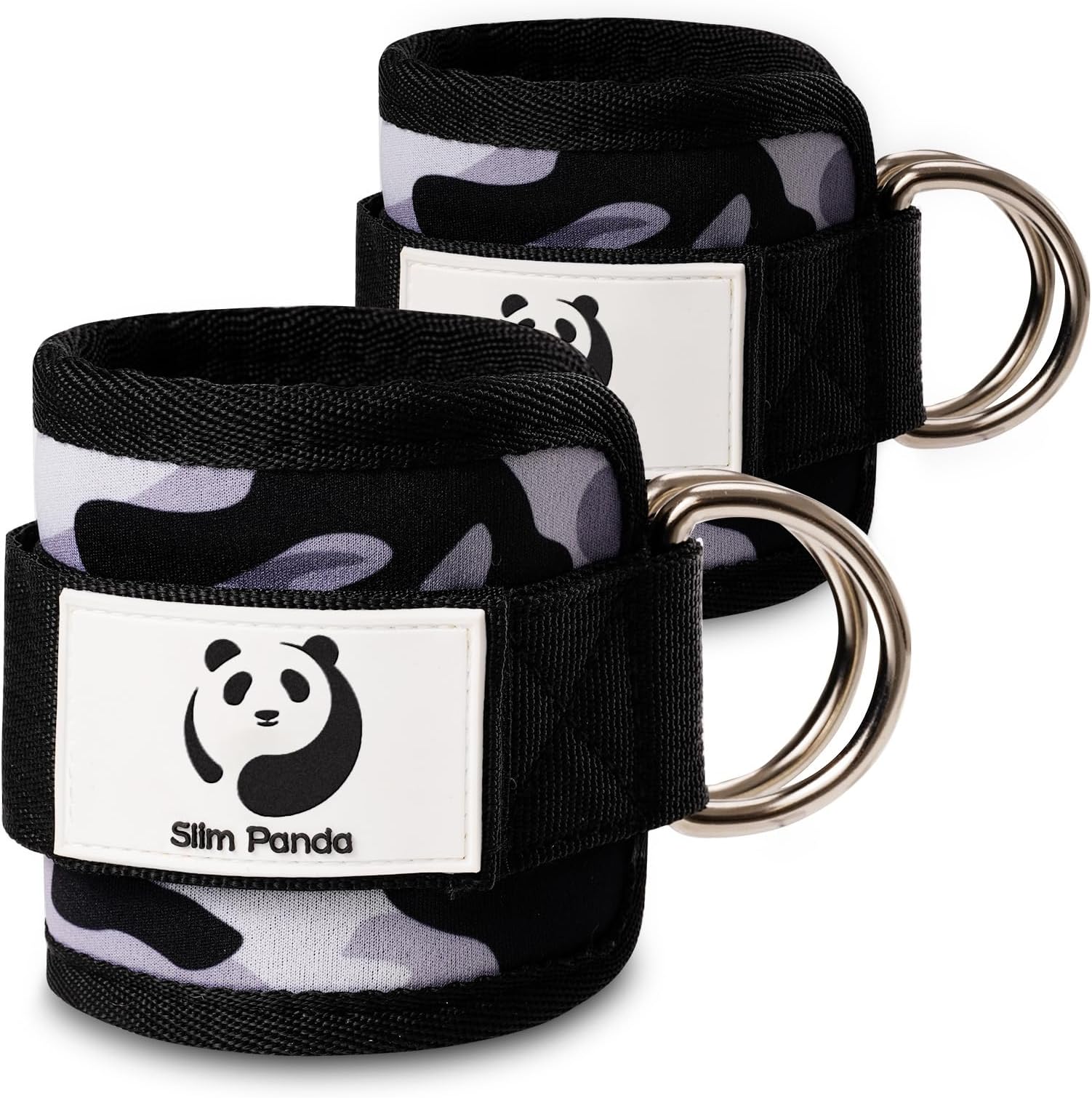 Ankle Straps for Cable Machines, Cable Kickback Ankle Cuffs | Adjustable neoprene padding and dual D-rings for glute workouts, leg extensions, curls and hip abductions