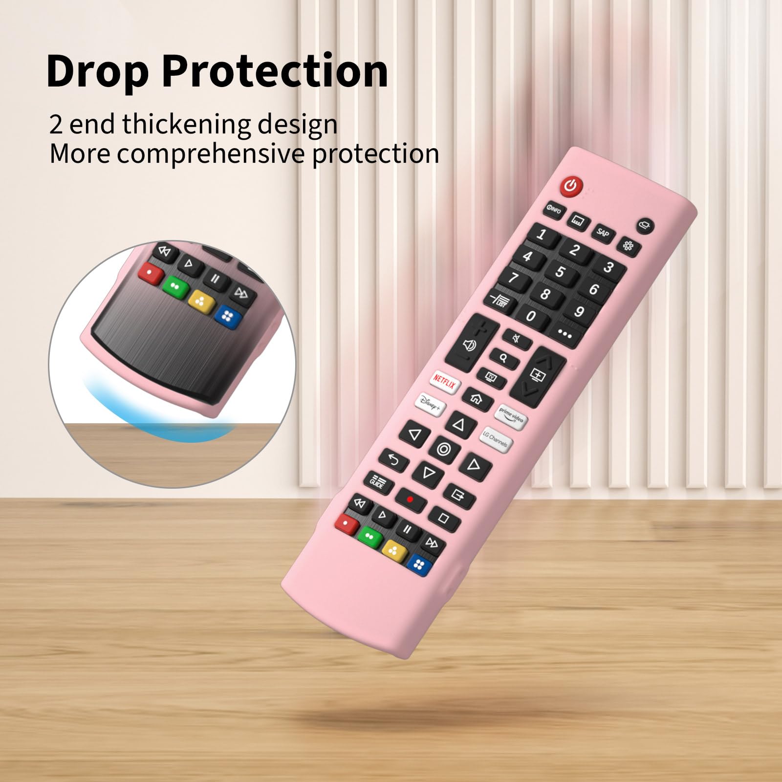 Lot De 2 Étui De Protection En Silicone Pour Télécommande Lg