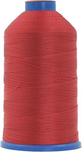 Miniatura 966 de Mandala Crafts Hilos de coser resistentes de nailon consolidado, hilo para tejer jeans de cuero, hilos de tapicería marina al aire libre, Beige