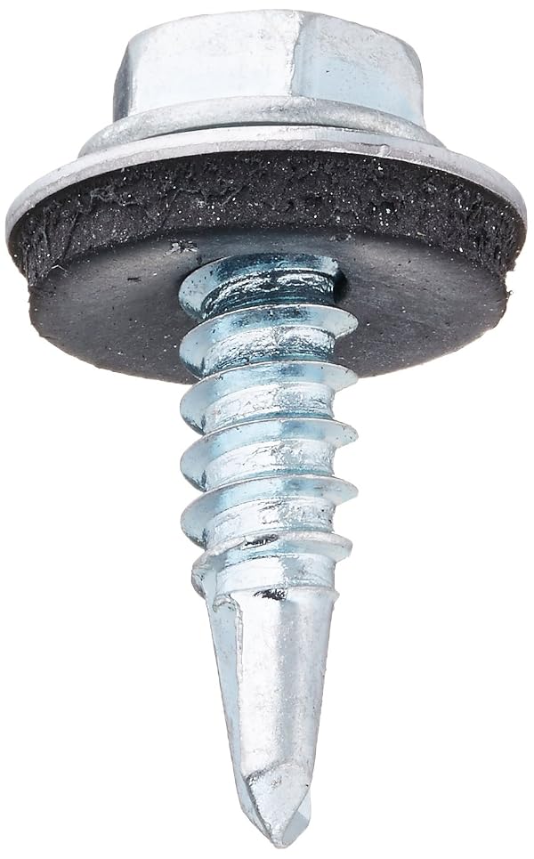 The Hillman Group 561025 10-16-Inch x 3/4-Inch Washer Head Neoprene Washer Self Drilling Screw, 100-Pack by Hillman - Image 2