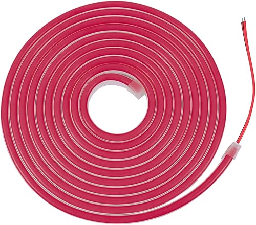 Angoily Tira de neón para decoración de puerta, barra de luz LED, tira de luces LED, tira flexible de cuerda de silicona de neón, luces de noche de