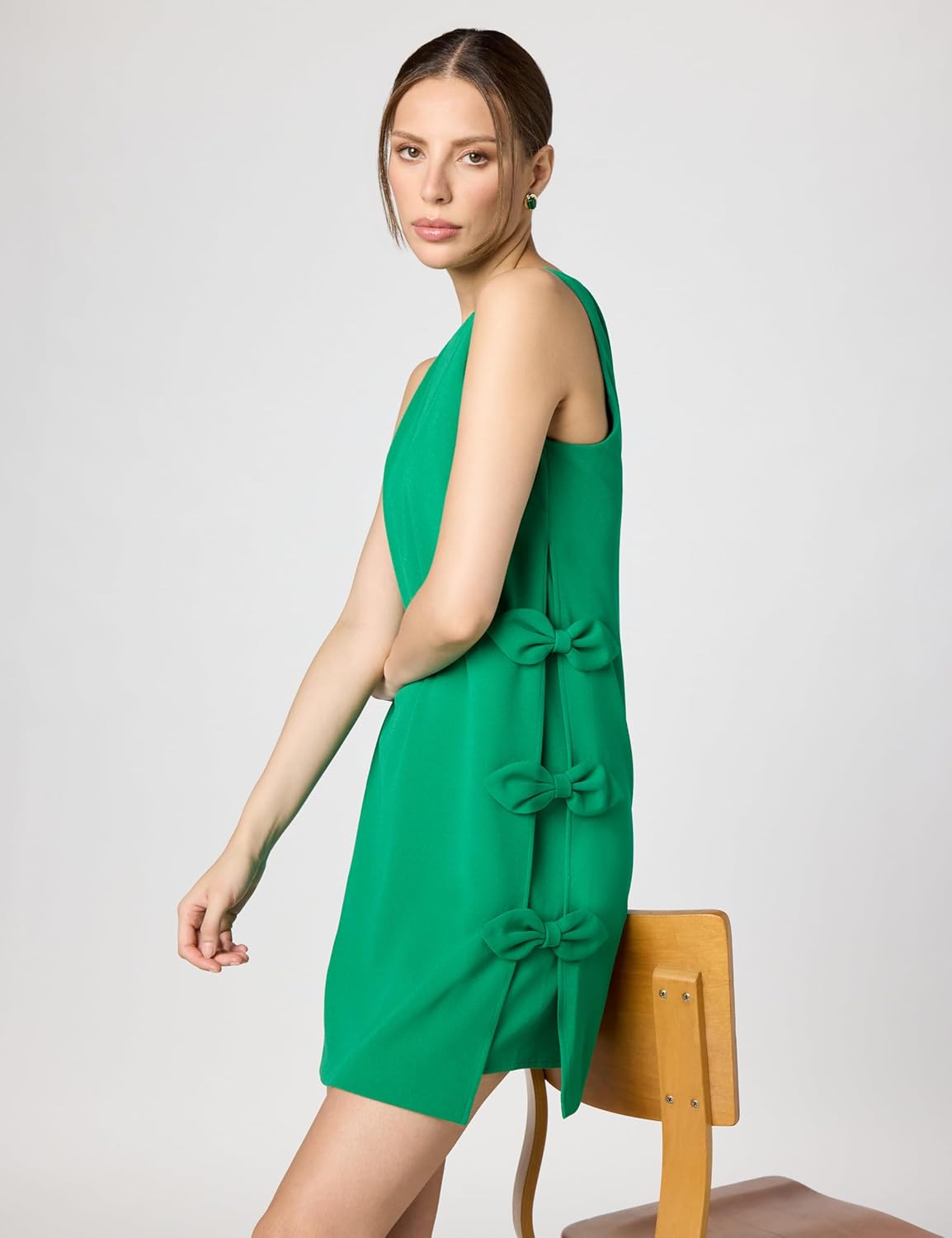 Trina Turk Womens Bow Sheath Dress - Image 2