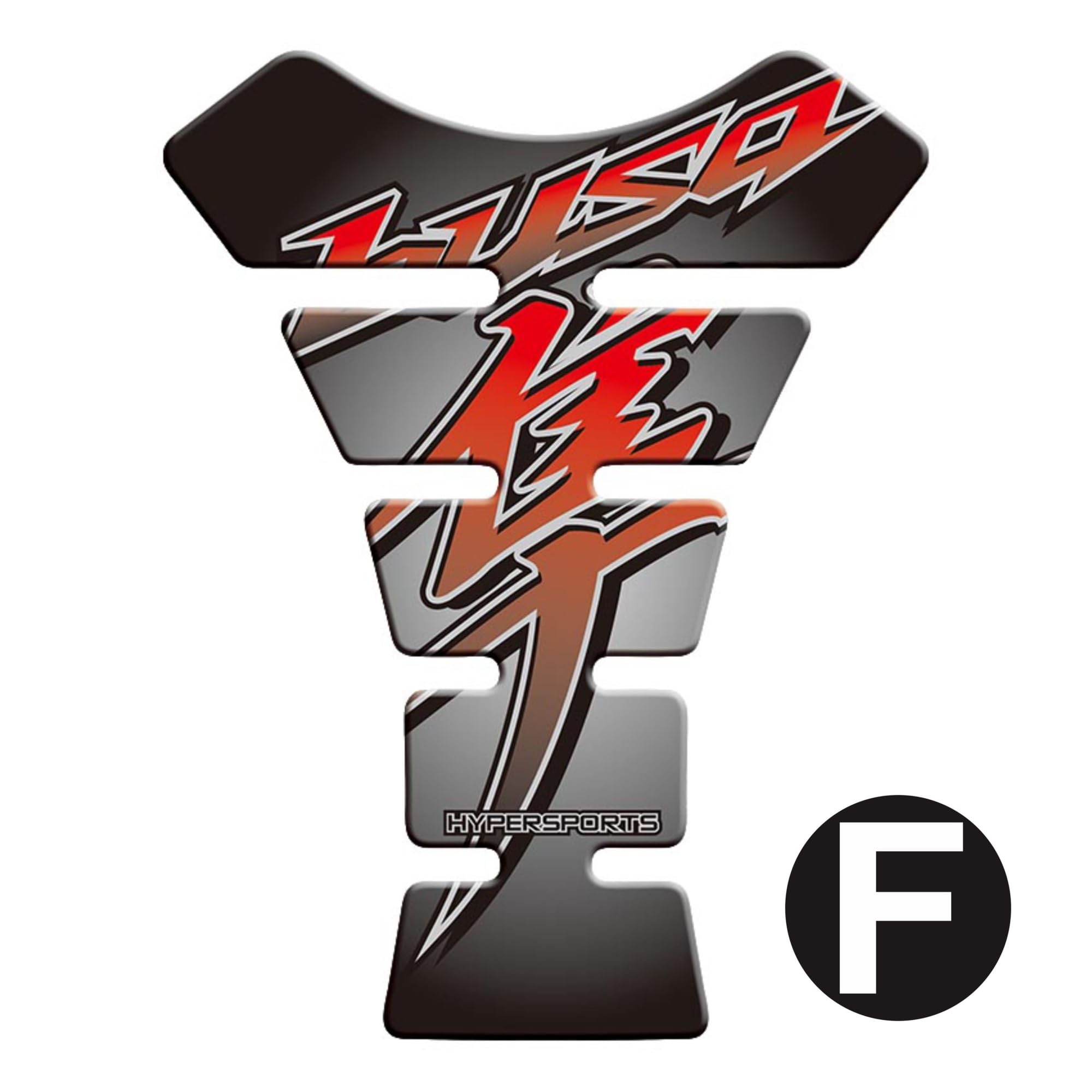 3D Bike Tank Decal 3D Motorcycle Tank Pad Sticker Decal For Suzuki Hayabusa GSX1300R - PU Resin Protection Emblem GSX1300R Tank Pad