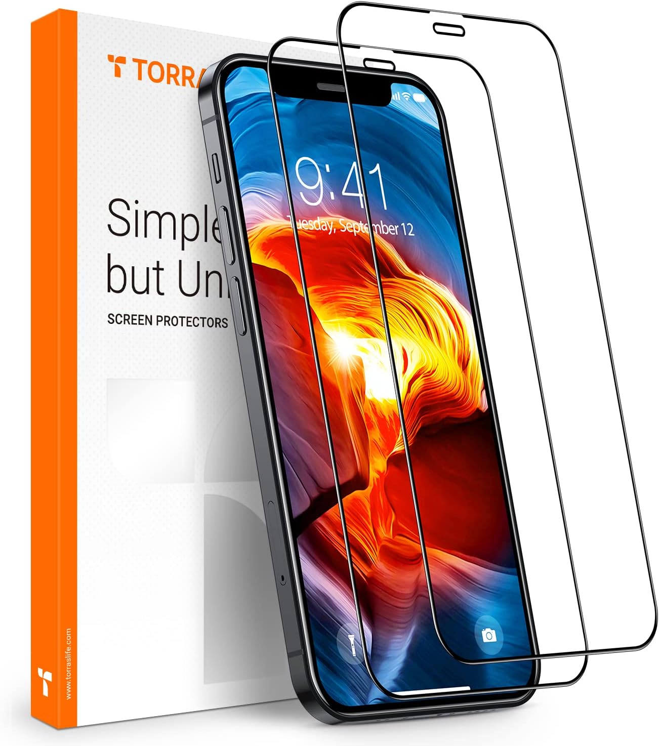 Gеt Pорulаr оƒƒеr TORRAS Diamonds Hard iPhone 12 Mini Screen Protector [10X Military Grade Shatterproof] [Bubble-Free] [10s Easy Installation], Shockproof Tempered Glass Film Designed for Apple 5.4'' 2020-2 Pack