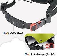 Vista 6 de Casco de bicicleta para niños, ajustable y para múltiples deportes, desde niños pequeños hasta jóvenes, 3 tallas