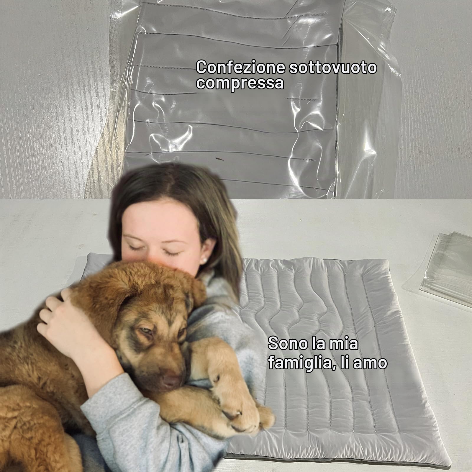Auto‑Rinfrescante Pet Cooling Mat per Cani Gatti,Tappetino Refrigerante Innovativo,Tappetino Reversibile Lavabile,Senza Ghiaccio né Elettricità,Arc‑Chill Tecnologia, Antiscivolo (Verde, 150×102cm)