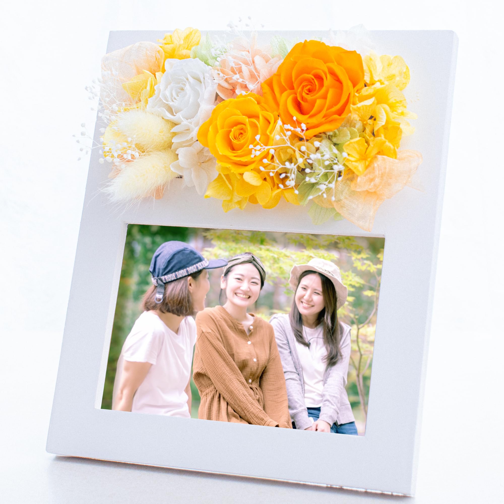 Amazon｜プリザーブドフラワー 母の日 写真立て 結婚祝い プレゼント