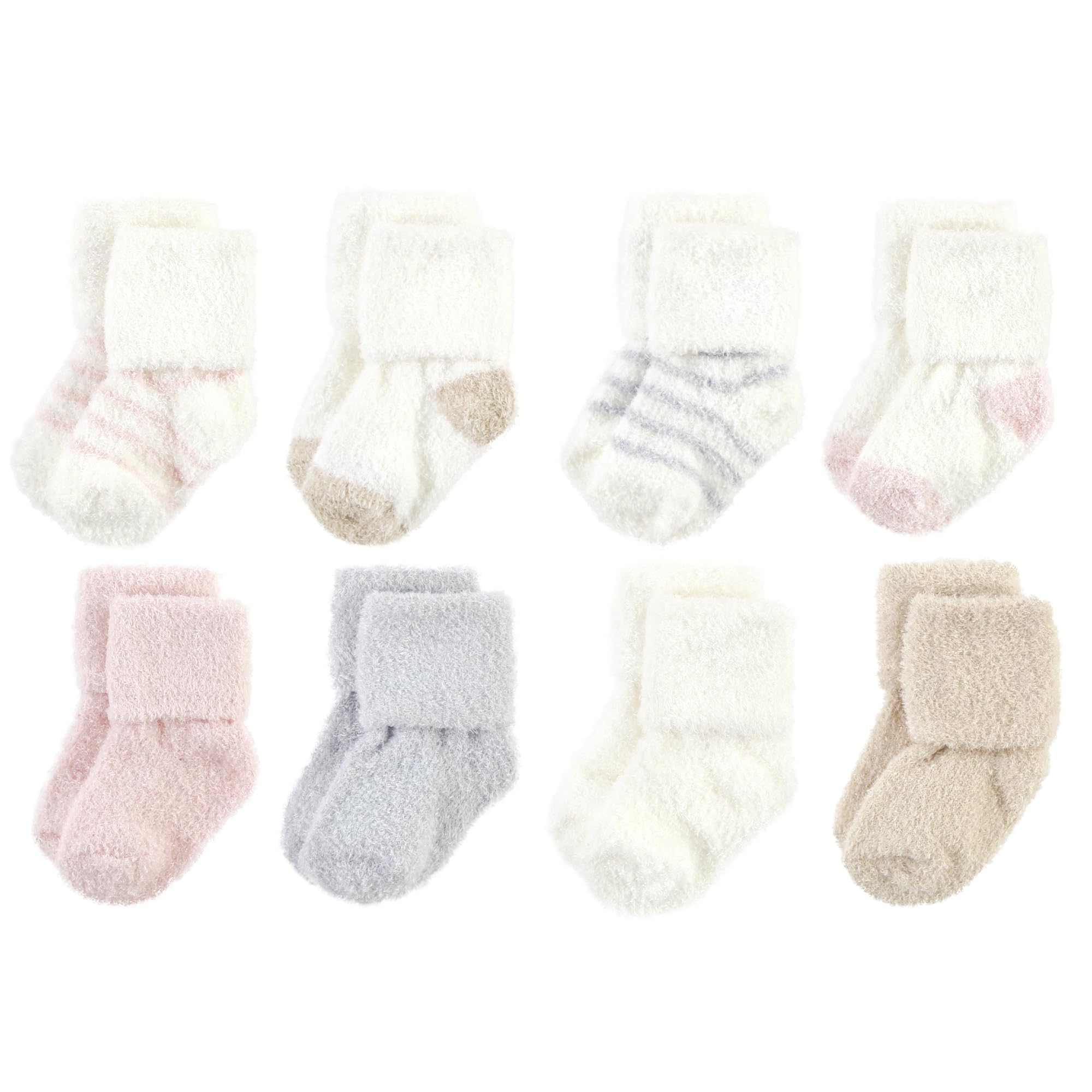 Hudson Baby Baby 8-pack Cotton Rich Newborn and Terry Socks