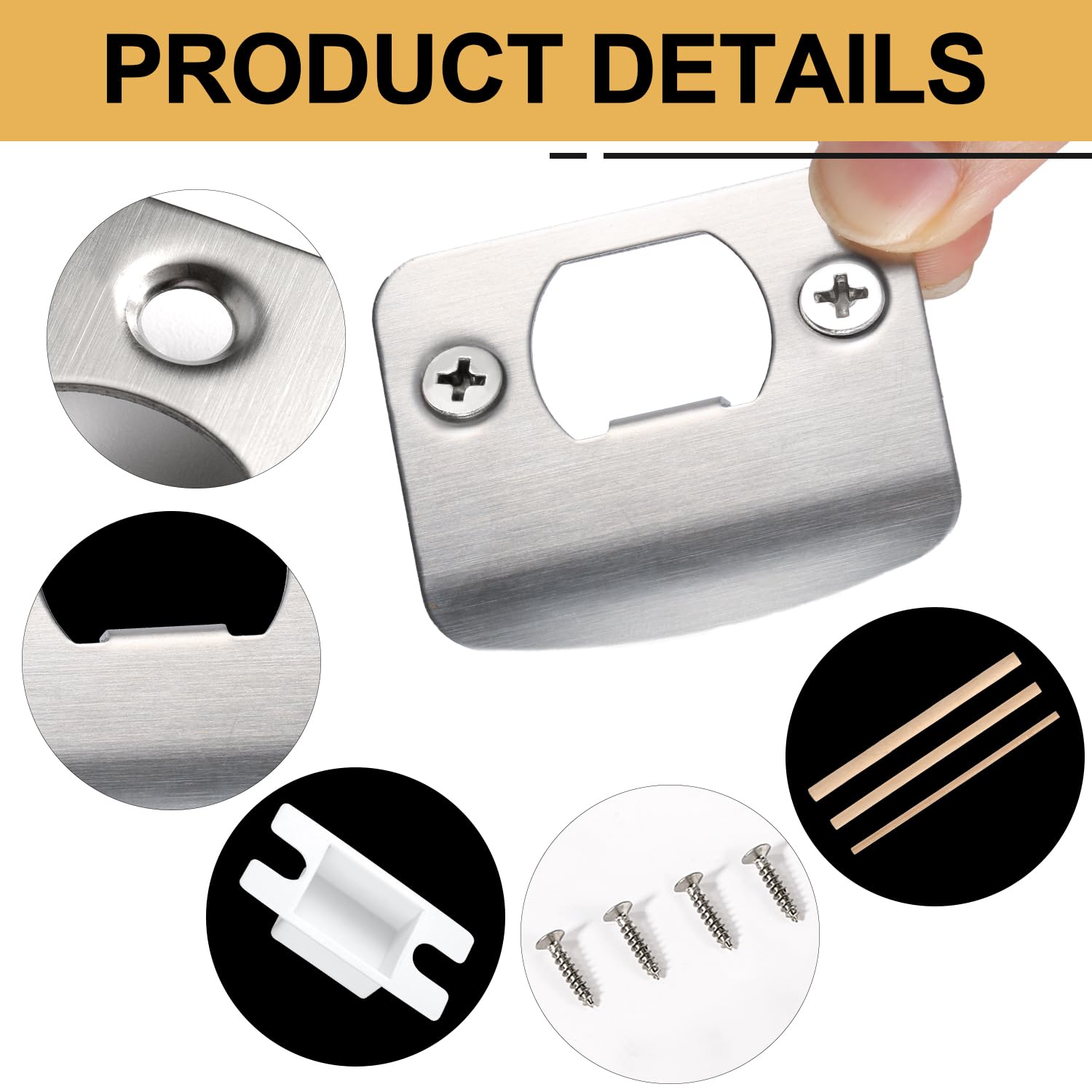 1 Set Door Strike Plate - Image 4