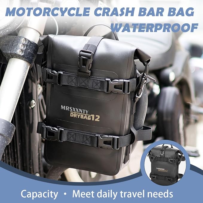 Bolsa para Barras de Moto 4L Negra 2 Pzs miniatura 2