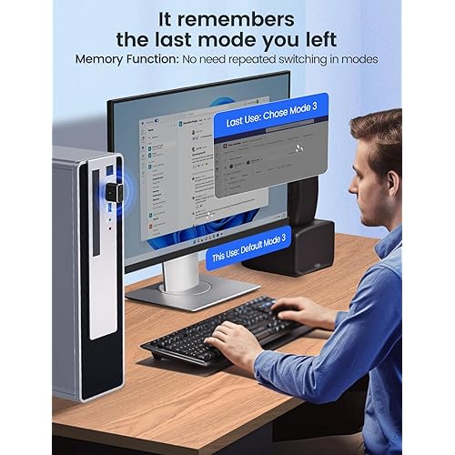 2-Pack Metal Mouse Jiggler - USB Undetectable Mouse Mover With 3 Modes, Keeps PC Awake