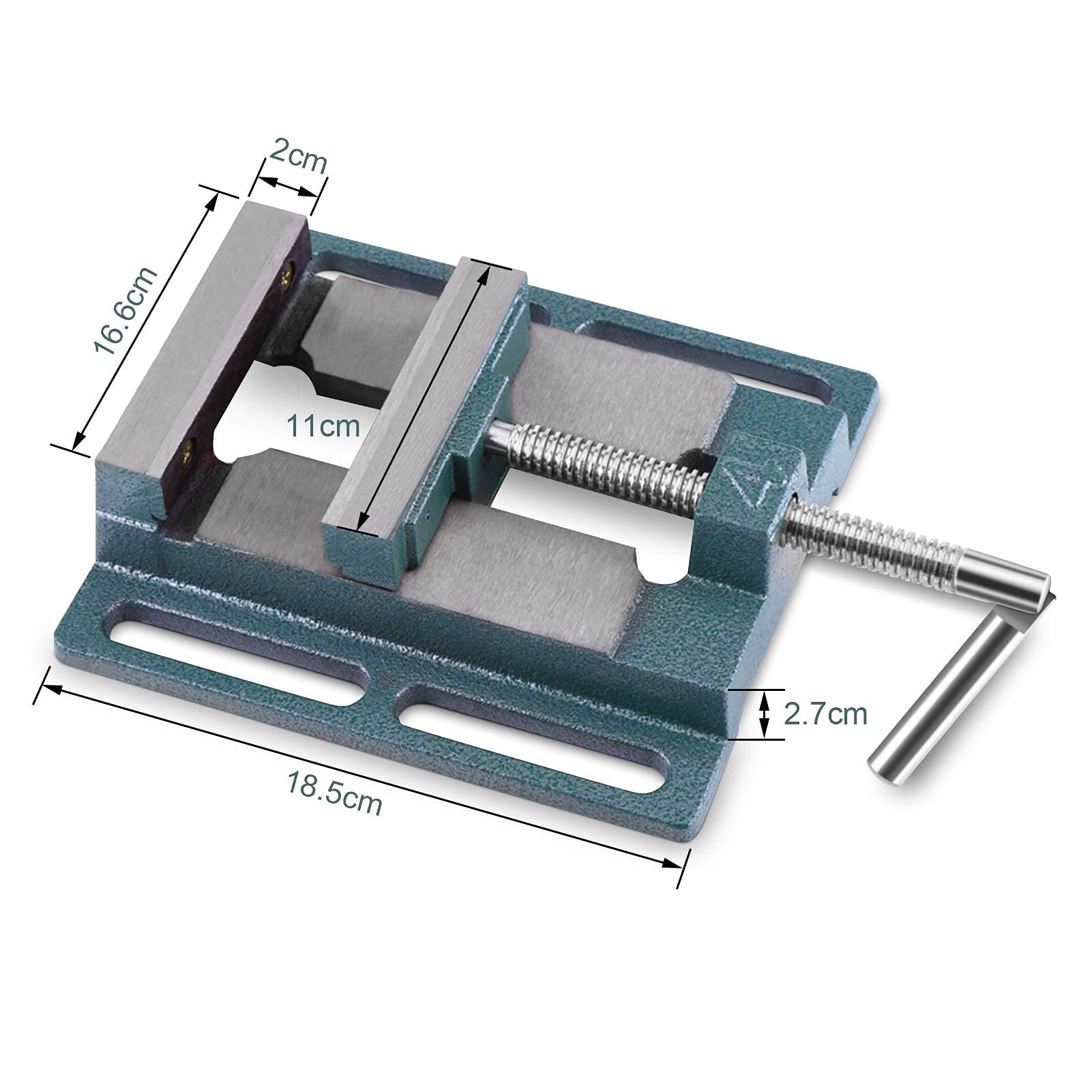 Morsa per Trapano a Colonna o Normale, Larghezza Ganasce 100 mm, Morsa Universale Per Trapani A Colonna, Accessori Per Lavori In Legno, Trapani, Morsa