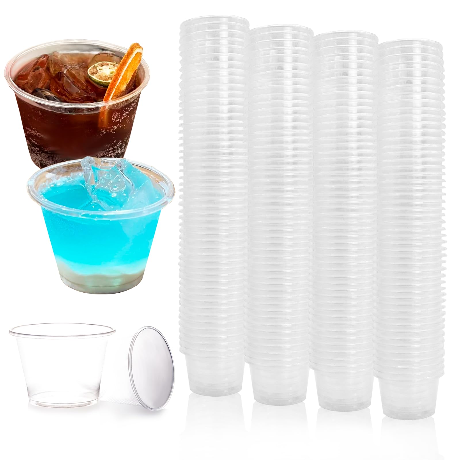 Zbozzba Verres à Shot,Lot De 24 Verres à Shot En Verre