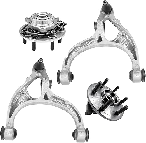 Miniatura 498 de Detroit Axle - Kit de cubos de rodamiento de rueda delantera de 6 piezas para Dodge Dart 2013-2016, Chrysler 200 2015-2017, 2 cojinetes de rueda