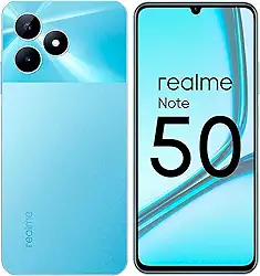 Smartphone Realme Note 50 RMX3834 3 GB de RAM/64 GB/Tela 6.74"/Dual Sim LTE - Azul celeste