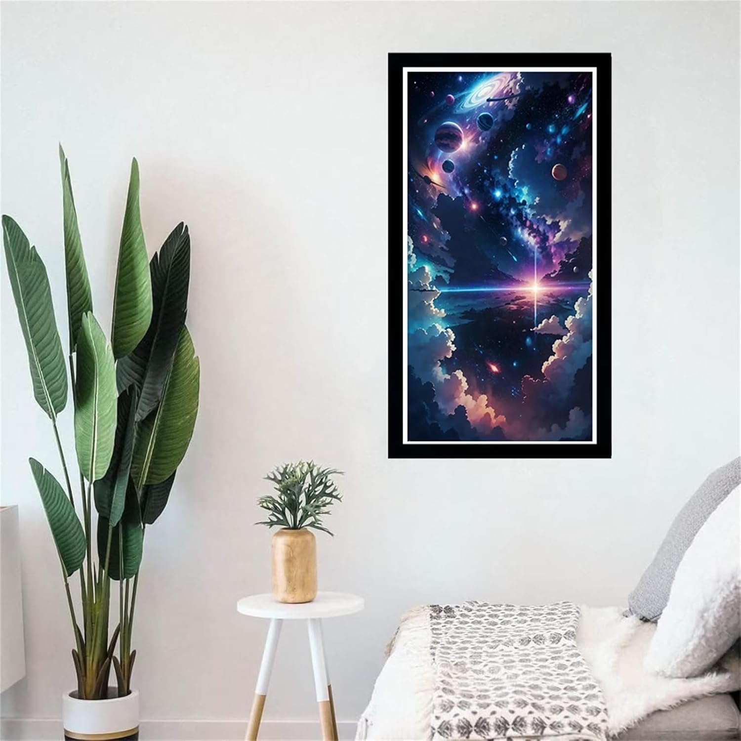 Diamond Art Kits for Adults, 5D DIY Mystical Universe Diamond Painting Kits, Cross Stitch Diamond Painting for Beginners, Diamond Painting Accessories, Embroidery Kit for Christmas Decor(40x80cm)-R78
