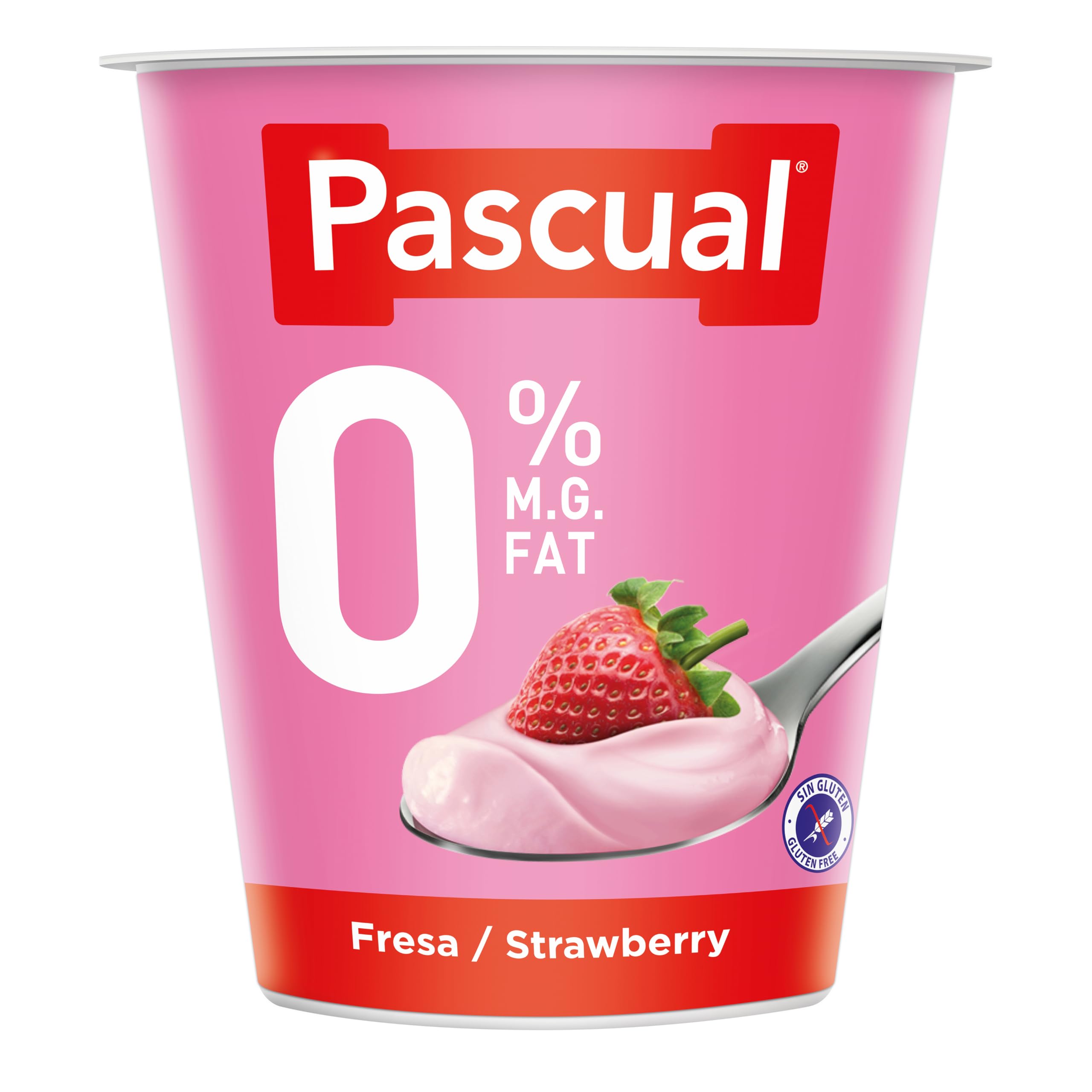 Pascual Yogur Desnatado Sabor Fresa Caja 6 Pack 4 x 120g Total 24 uds