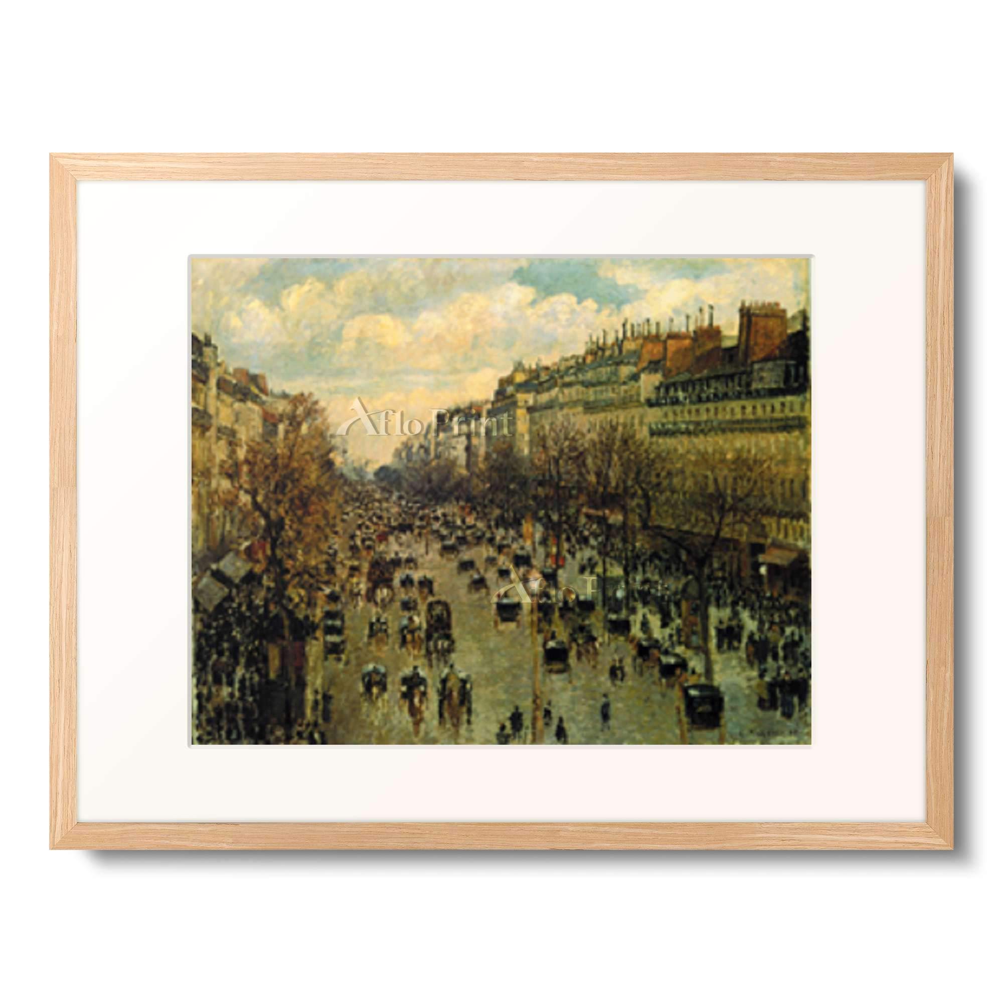 Amazon.co.jp: カミーユ・ピサロ 「モンマルトル大通り Der Boulevard