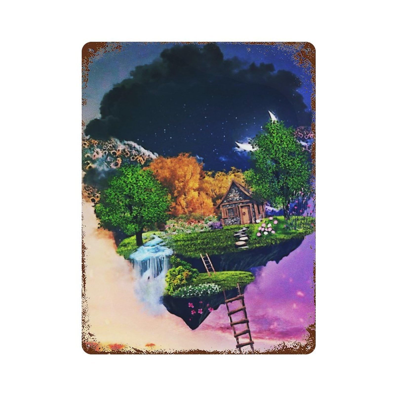 Projects 27 Decorative Tin Sign 15.7"x11.8", Ideal for Basement, Hobby Room And Garage Decor