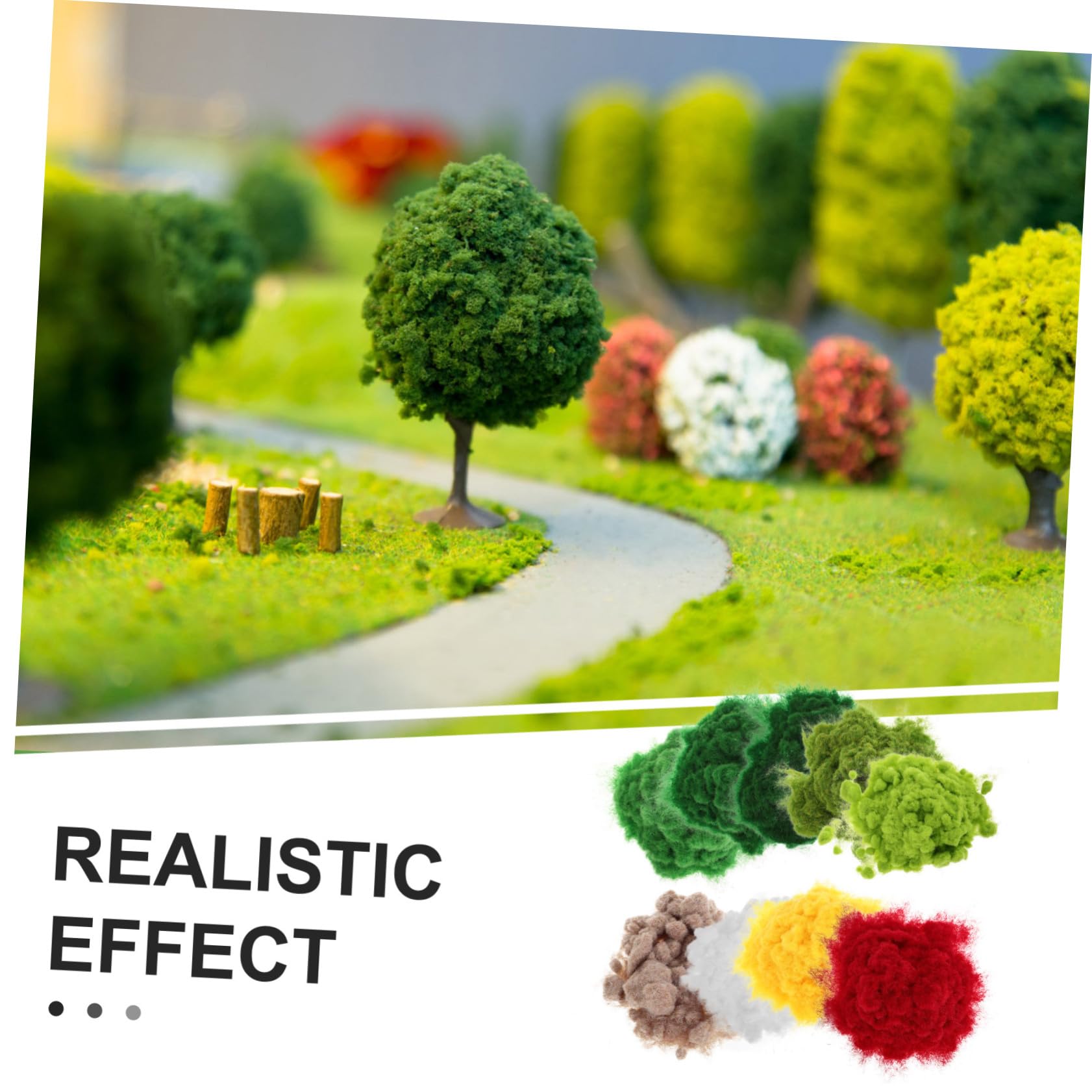 VICASKY 18 Stck. Teiliges Static Grass für Modellbau Streugras und Grasmatten Realistisches Miniatur Landschaftsmaterial für Dioramen Modelleisenbahn Sandtisch und DIY Bastelprojekte