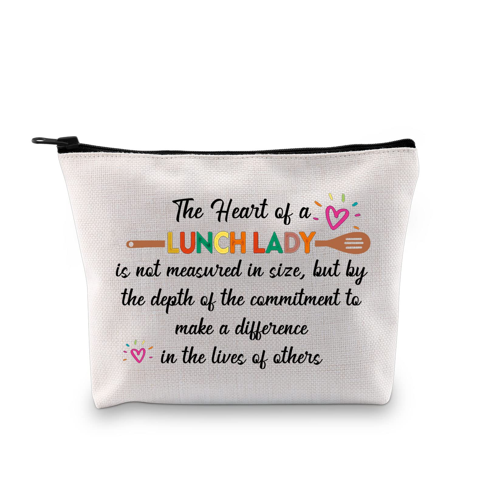 FOTAP Lunch Lady Make-up Tasche - Geschenk Für Kantinenmitarbeiter, 23.5 X 17 Cm, Wasserfest