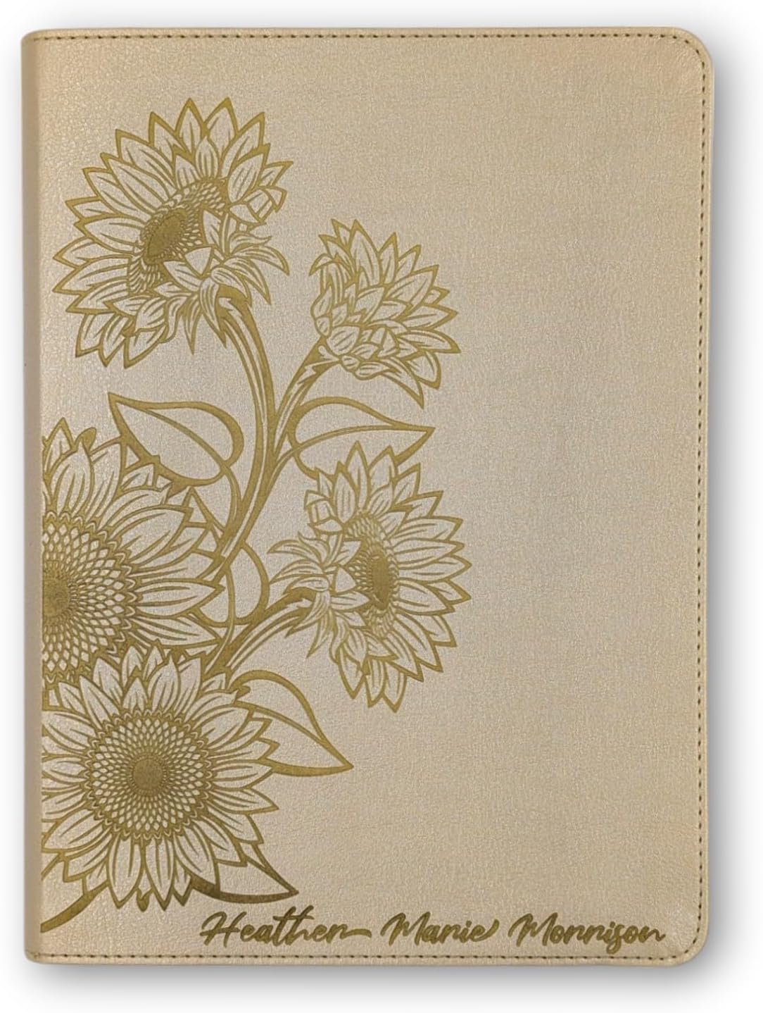 Personalized Sunflower Bible | Personalized CSB She Reads Truth | Laser Engraved | Gift Bible for Women | Custom Study | Wide Margins for Journaling and Notes