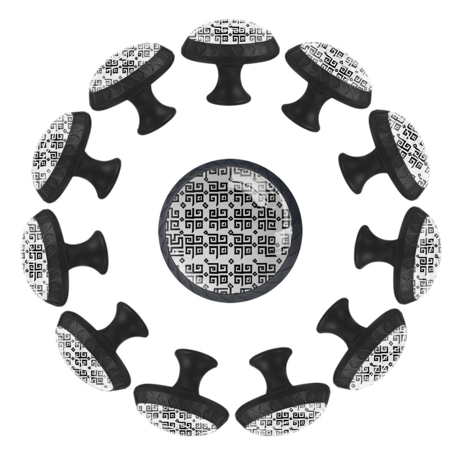 Boutons de tiroir en cristal transparent Seamless Tradition pour meuble chic x12