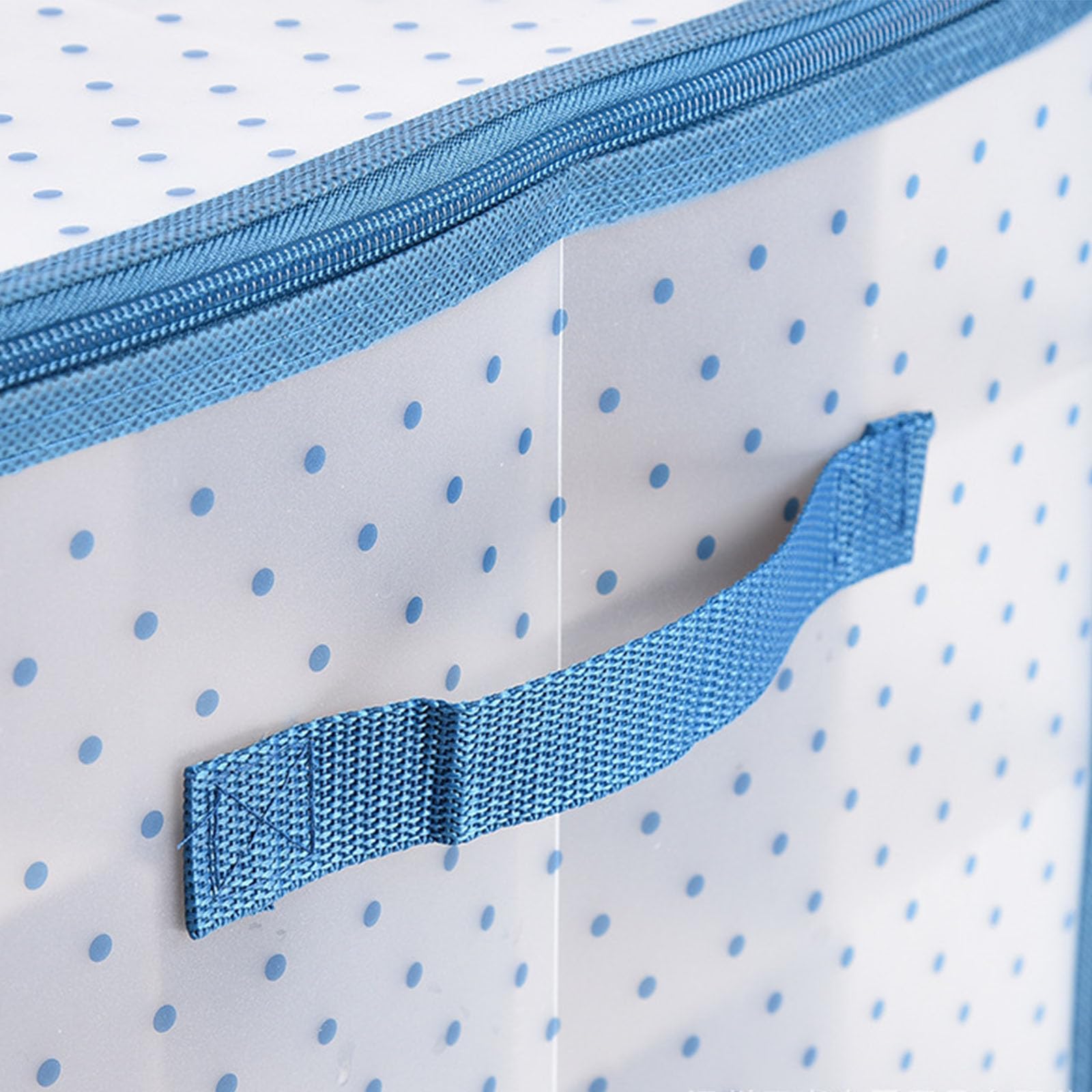 Weihnachtskugeln Aufbewahrung, Aufbewahrungsbox für Weihnachtskugeln mit Deckel, 128 Fächer je 8 cm, 8 Tabletts, Doppelreißverschluss, für Aufbewahrung (Blau,61x31x31cm)