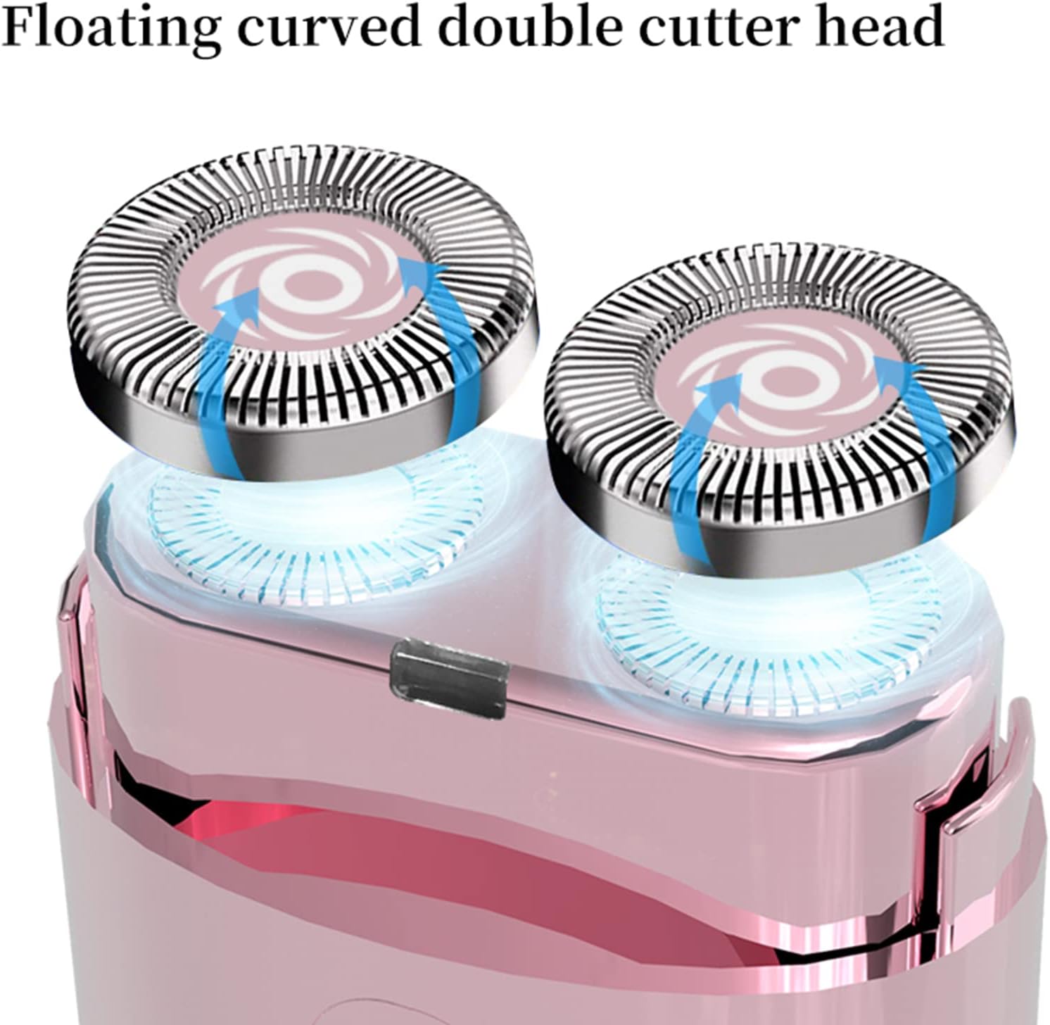 Painless Electric Epilator Portable USB Charging/Battery Powered Depilator Set for Face and Body Hair Removal Hair Remover