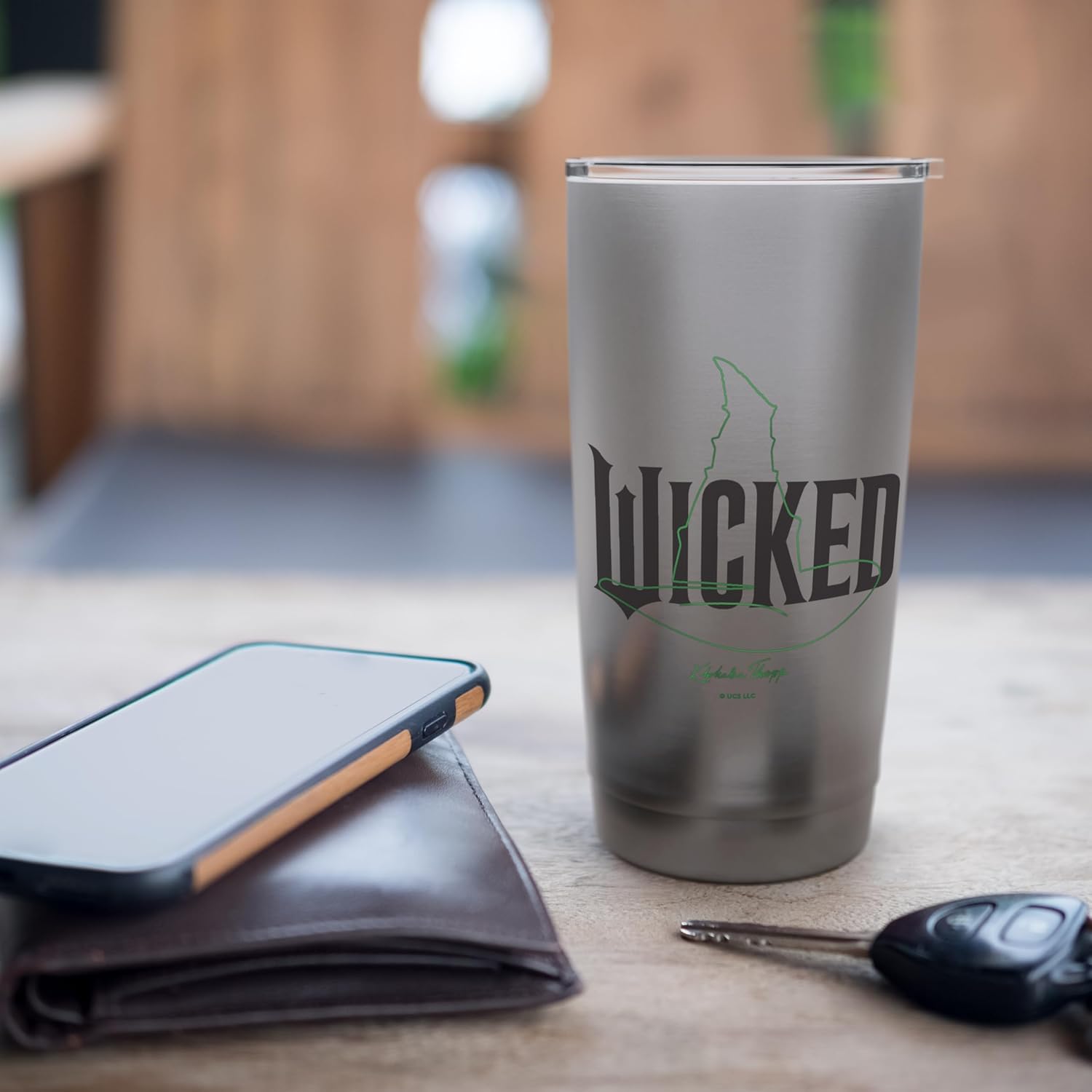 Wicked Movie Logo Elphaba Thropp Stainless Steel Insulated Tumbler - Image 7