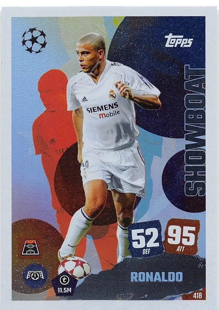 Amazon.com: Match Attax 2025 2026 Ronaldo Showboat Trading Card