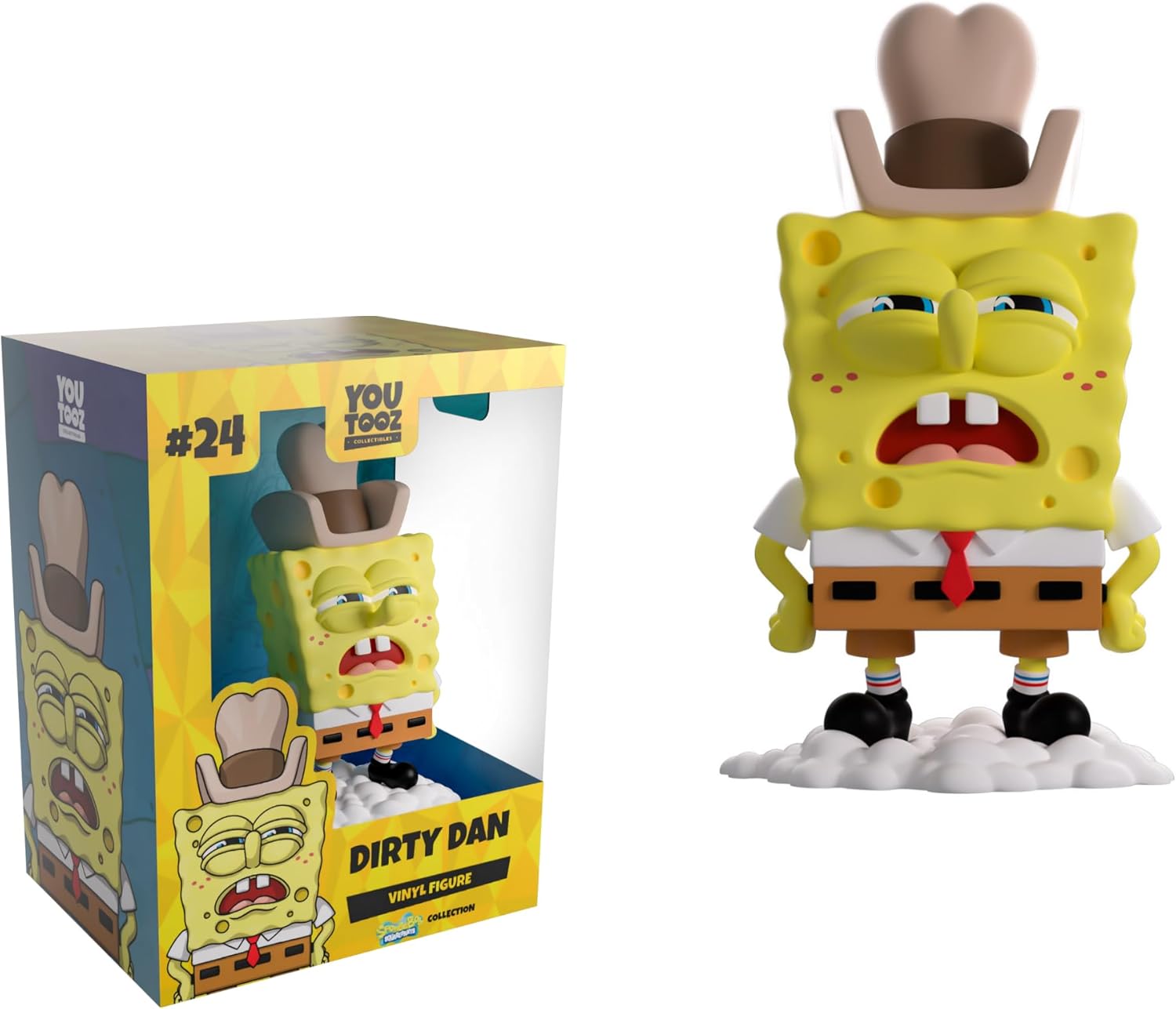 Youtooz Dirty Dan 4.7-Inch Vinyl Figure – Spongebob Squarepants Collectible, Dirty Dan Action Figure from Spongebob Squarepants