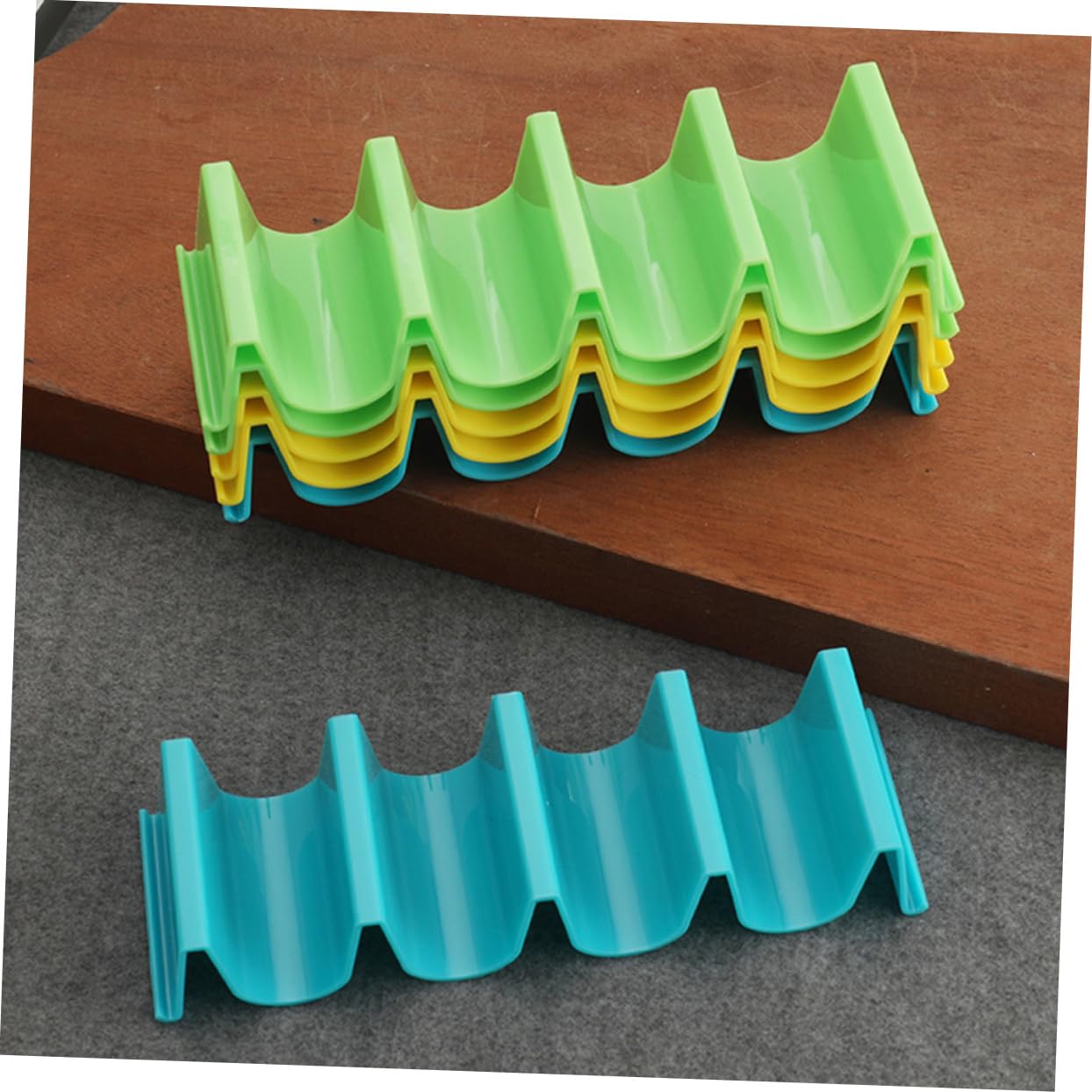 4pcs Tortilla Stand Taco Rack Tortilla Rack Pancake Stand Home Taco Holder Plastic Taco Stand Pancake Rack