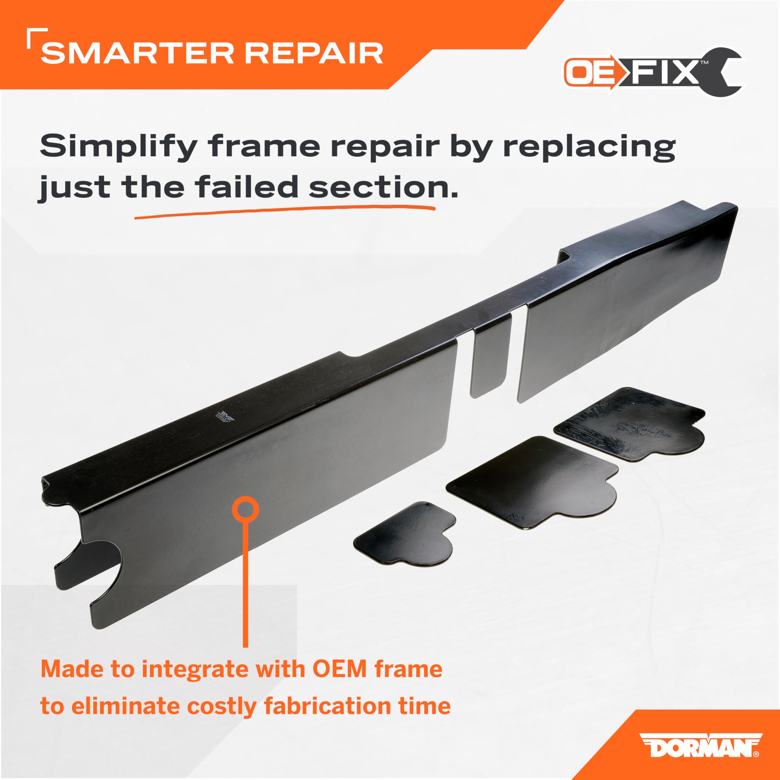 Amazon.com: Dorman 999-471 Rear Driver Side Frame Rail Repair