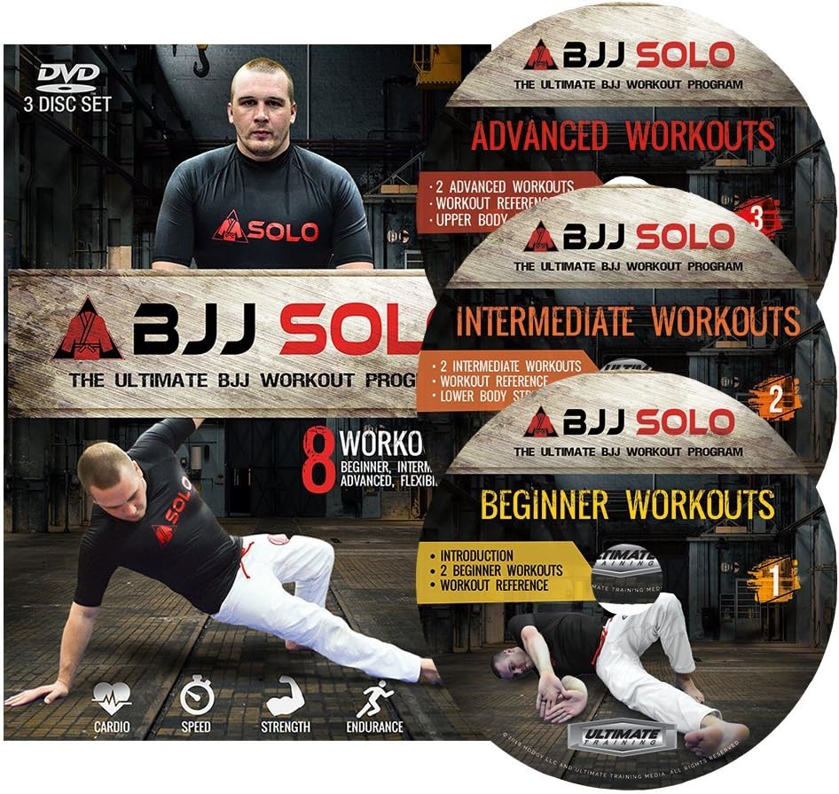 BJJ Solo: The Ultimate BJJ Workout Program (3 DVD Set) Misc. – DVD