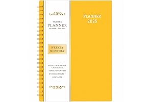 2025 Planner: Optimize Your Productivity with Individual Seller's Tailored Monthly and Weekly Plan