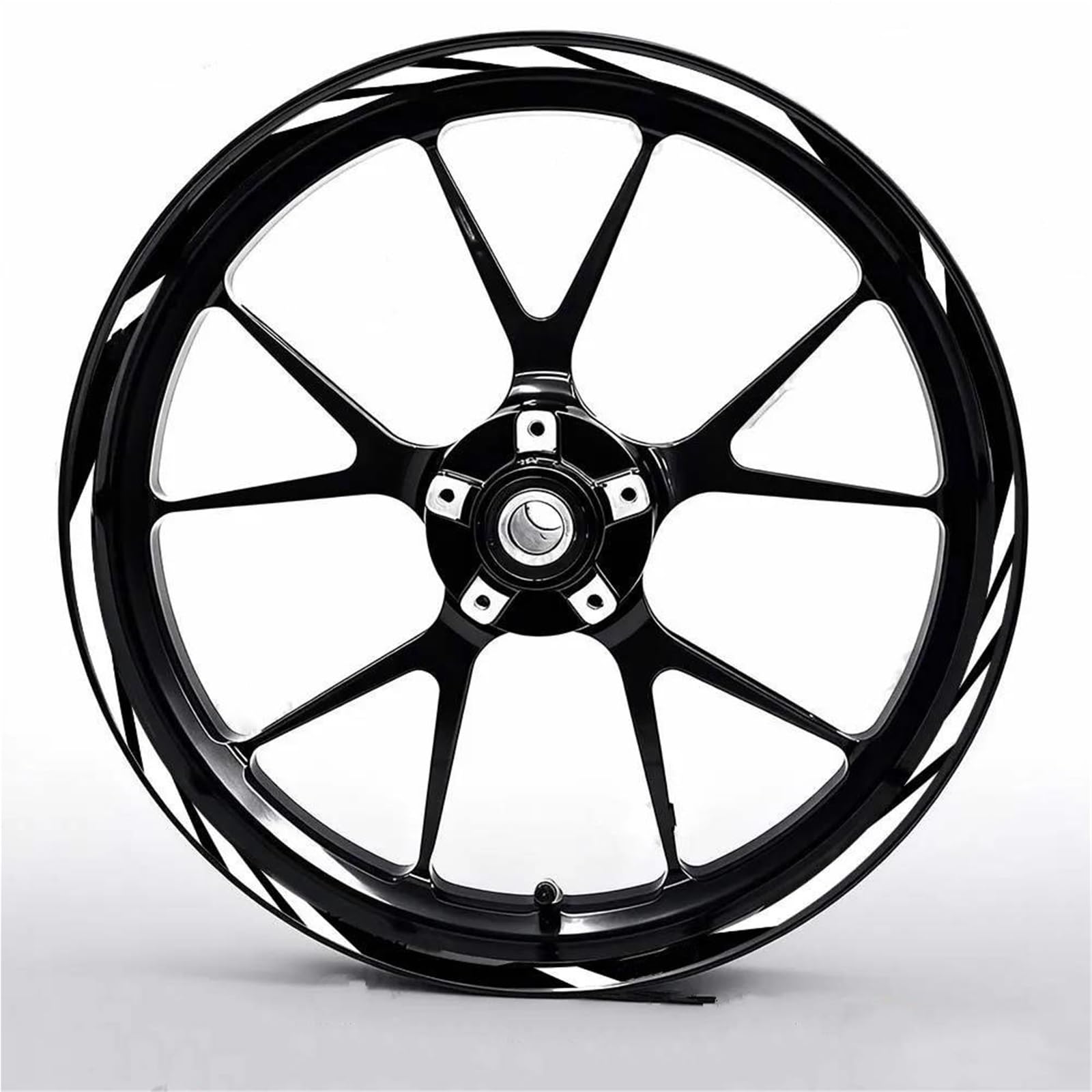 Motorcycle Wheel Sticker for Monster 696 821 937 for Diavel Multistrada 1260 1200 for Panigale V4 Motorcycle Reflective Wheel Sticker 17" Rim(17 inch C)