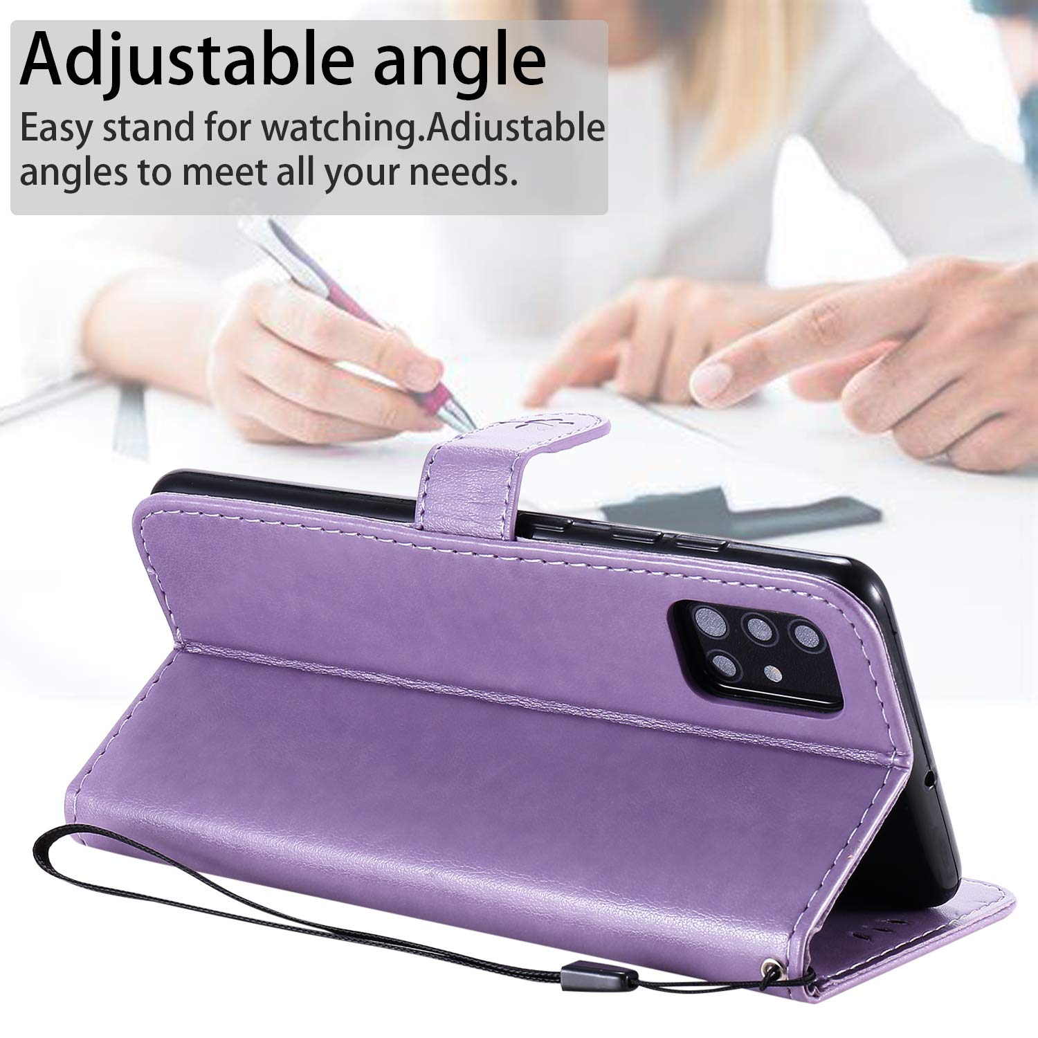Hülle Für Oneplus Nord N100 5G – Flip-Case Mit Standfunktion & Kartenfächern, Design Baum Und Katze