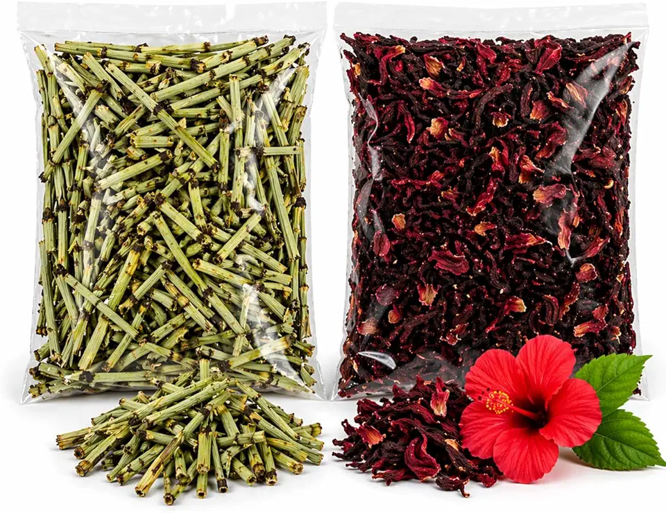 Kit Perca De Peso Natural Hibisco+cavalinha 1kg (500g De Cd)