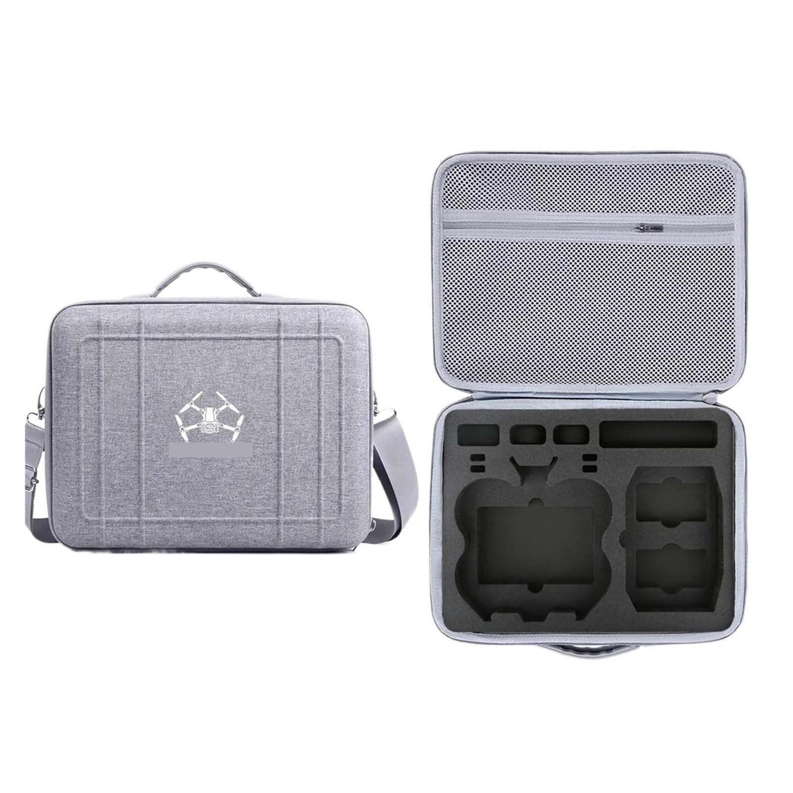 Firlik Compatible for DJI RC N3 & Neo 2 Drone, Portable Dustproof Shoulder Bag & Carrying Case(Gery)