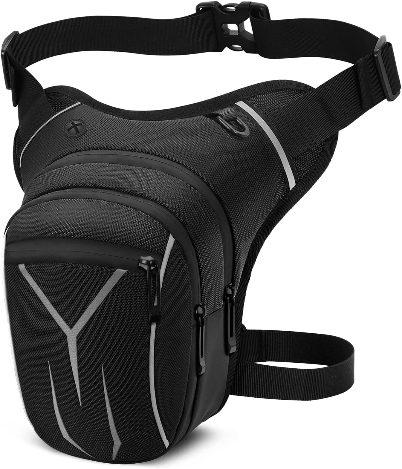 Leg Bag for Men Women Tactical Thigh Bag with Leg Strap Waterproof Fanny Pack Outdoor Motorcycle Drop Leg Bag for Hiking Climbing Cycling