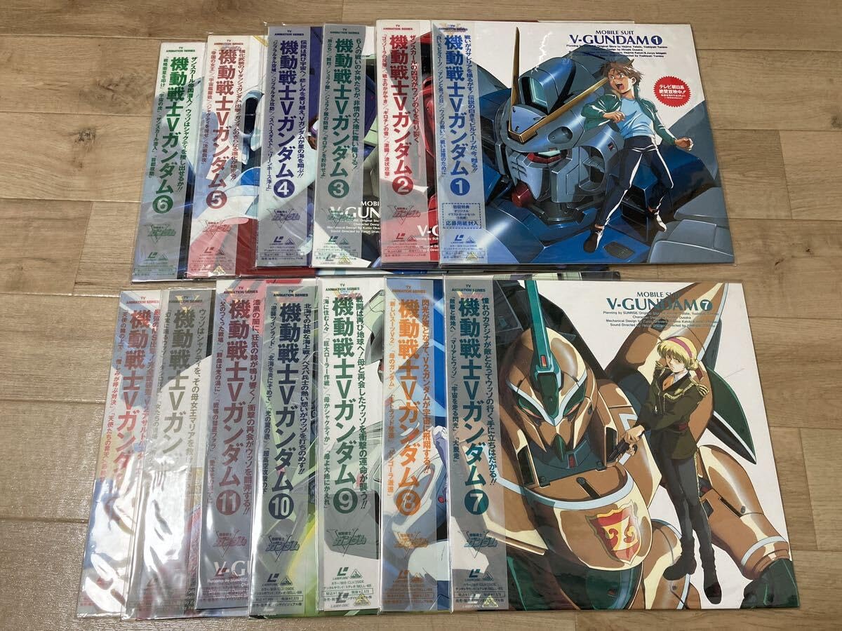 機動戦士Ｖガンダム　ＬＤ単品セル全13巻セット販売 機動戦士Vガンダム LD単品セル全13巻セット販売 - メルカリ