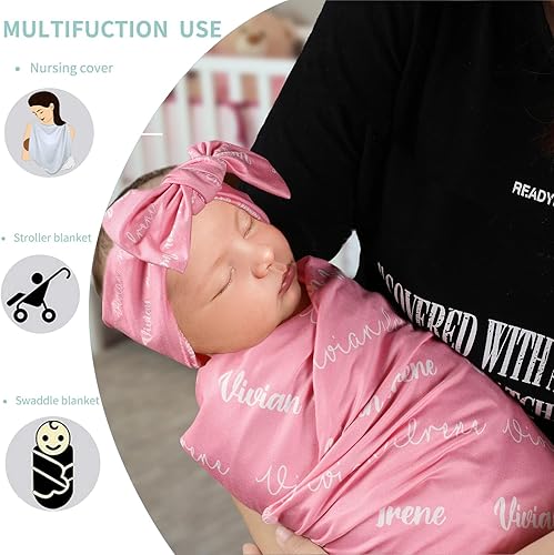 Miniatura 9 de Mantas de bebé personalizadas para niños y niñas, manta de bebé personalizada con nombre, regalos de bebé personalizados, mantas de bebé de