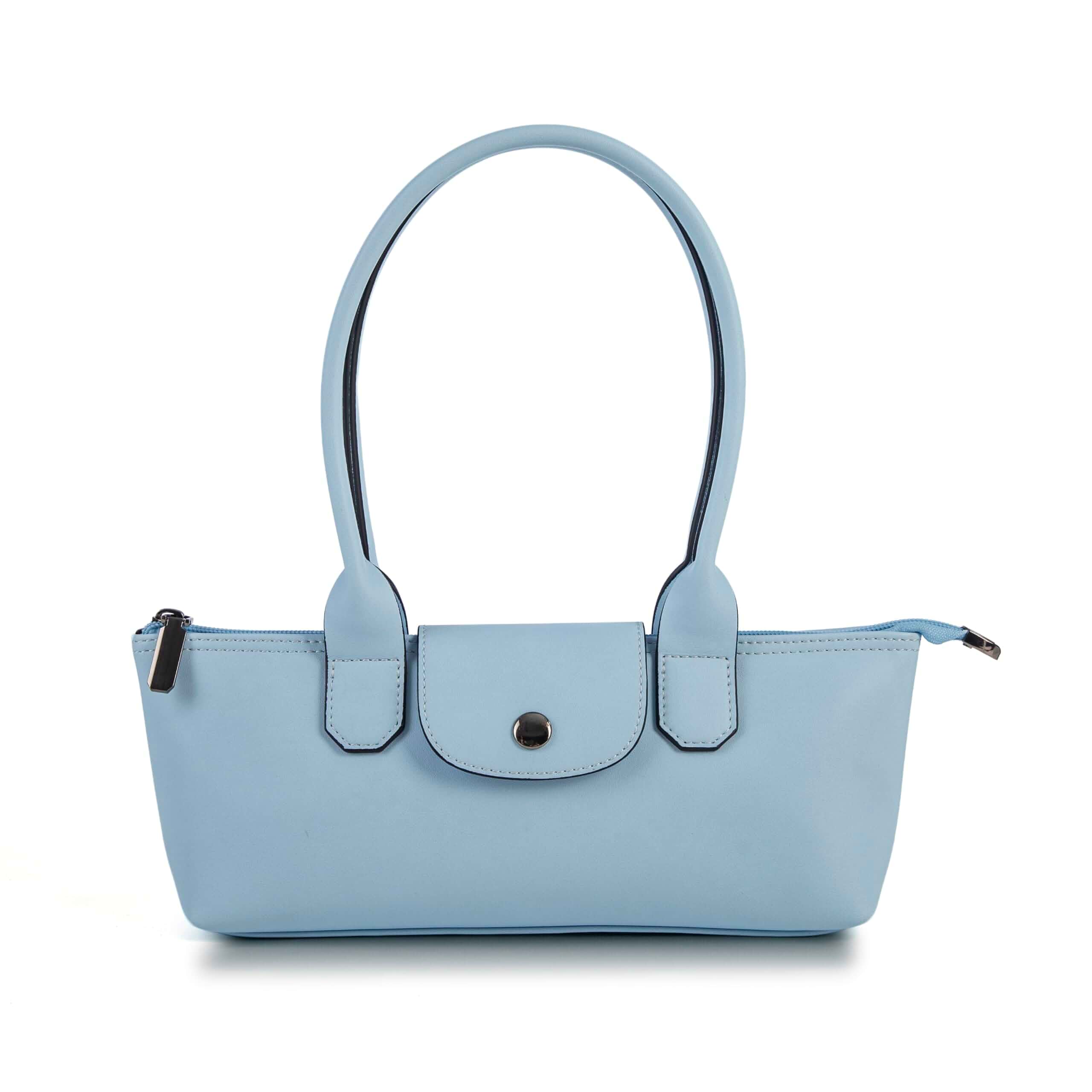 Shoulder Bag for Women Baguette Handbag Tote Handle Top Purse with Zipper