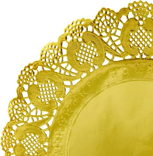 Miniatura 5 de Papel Doily – 60 paquetes de manteles redondos de encaje de papel Doilies para pasteles, postres, exhibición de regalos horneados, ideal para bodas,