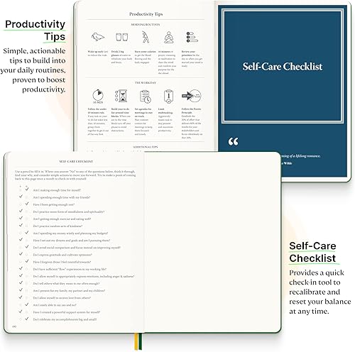 Miniatura 8 de Planificador de objetivos, sin fecha, mensual, semanal, diario, agenda de productividad 2020-2021, vida optimizada, establecimiento de objetivos y